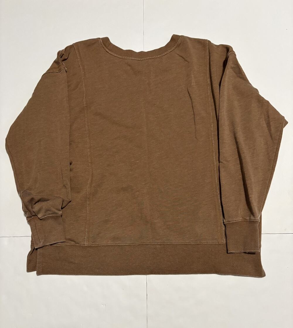 Ariat Women’s Large Brown Oversized Crewneck Sweatshirt Western